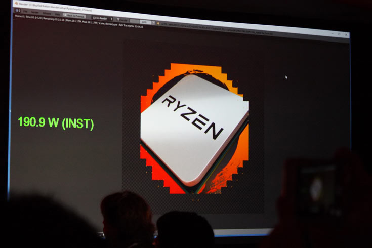 Фотогалерея дня: сравнение производительности и энергопотребления процессоров AMD Ryzen и Intel Core i7-6900K