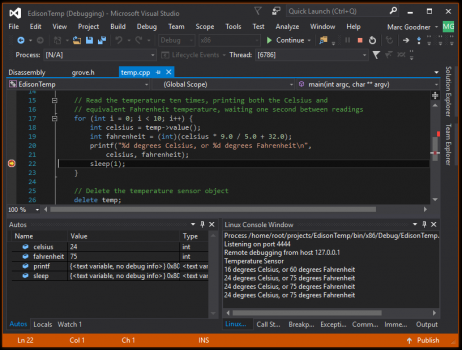 Расширение Visual C++ for Linux Development - 14