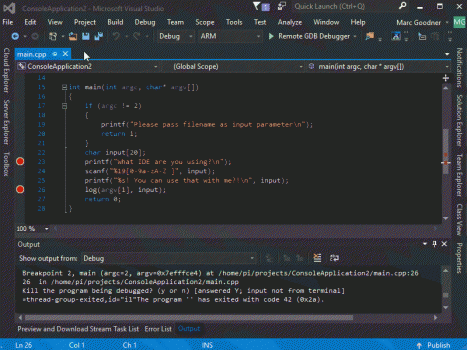 Расширение Visual C++ for Linux Development - 9