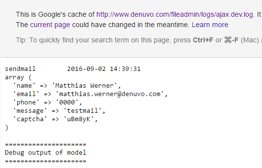Компания Denuvo засветила директорию -fileadmin - 2 Компания Denuvo засветила директорию -fileadmin - 2