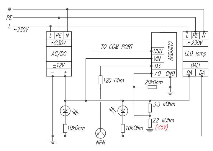 Управление светильниками по протоколу DALI с помощью Arduino - 3