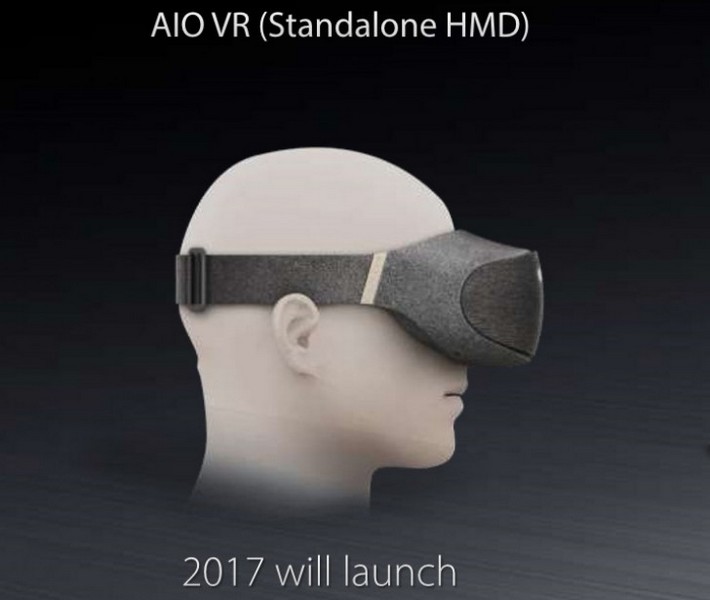 Asus выпустит гарнитуру AIO VR