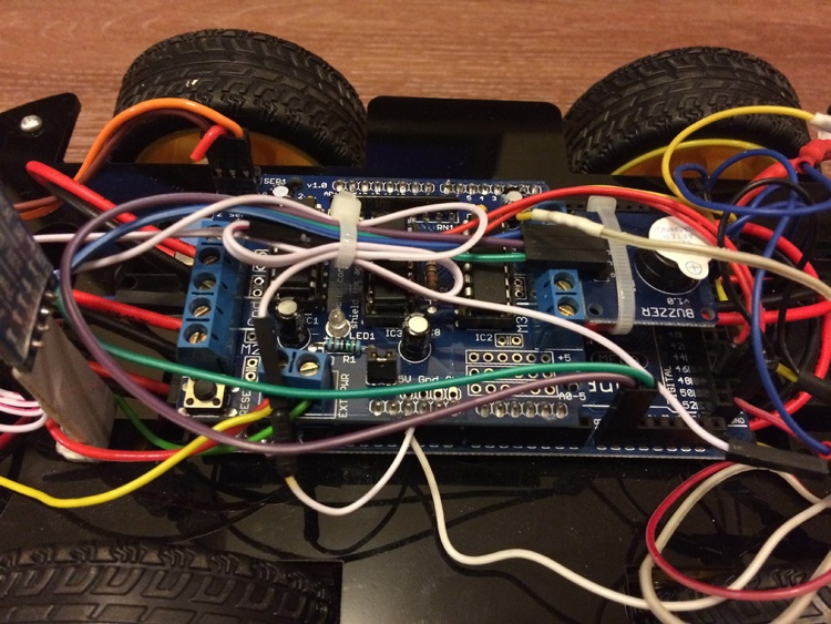 Робомобиль на базе Arduino Mega 2560 с Bluetooth управлением и автономным движением с объездом препятствий - 9