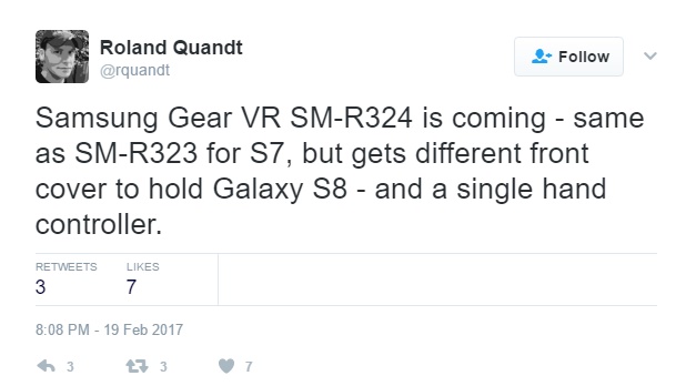 Шлем Samsung Gear VR 2 получит контроллер для одной руки