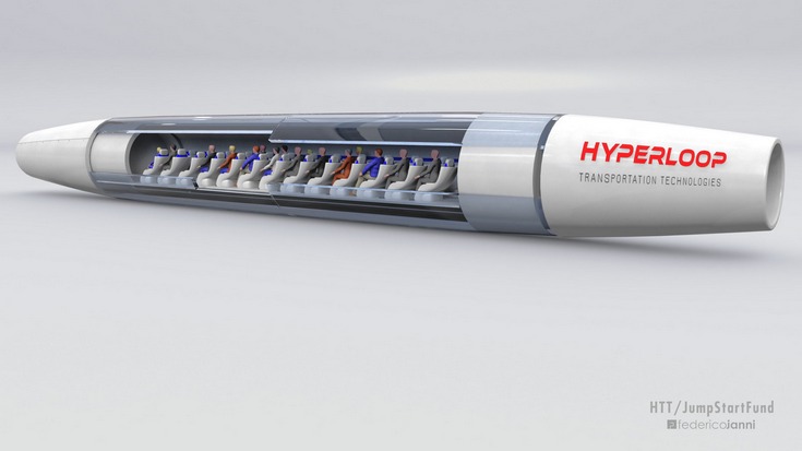 Hyperloop Transportation Technologies приступает к созданию пассажирской капсулы