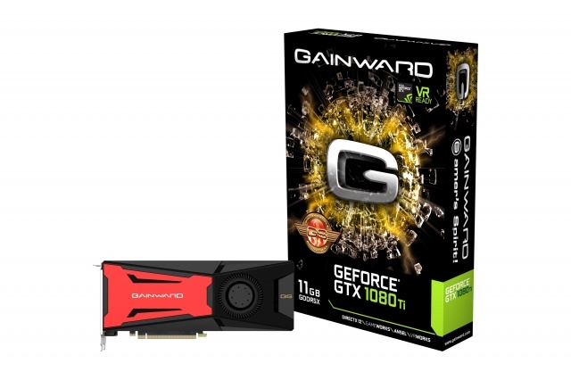 3D-карта Gainward GeForce GTX 1080 Ti Golden Sample не отличается от референсного образца