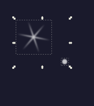 Inkscape в действии: закат со звездами - 7
