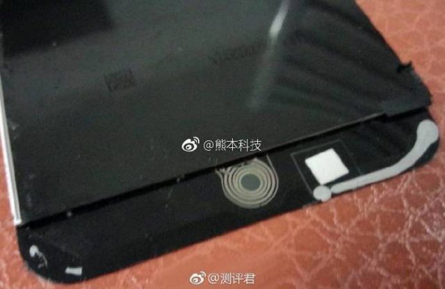 Фотография подтверждает наличие ультразвукового дактилоскопического датчика в смартфоне Xiaomi Mi6