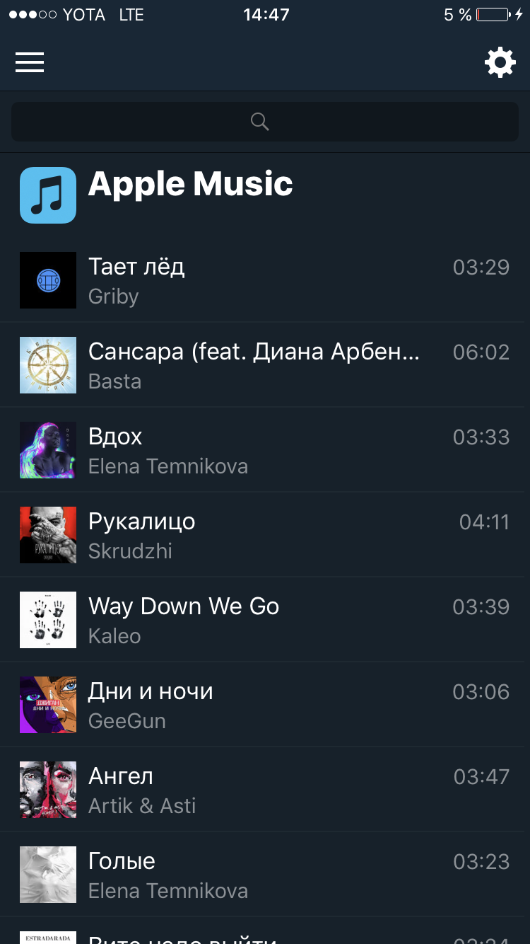 Внедрение сервиса Apple Music в iOS-приложение - 3