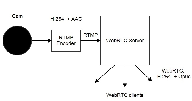 Трансляция RTMP видеопотока из Live Encoder на WebRTC - 3