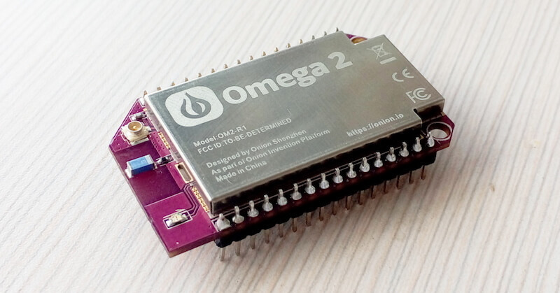 Компания Onion прекращает сбор пожертвований на микрокомпьютер Omega 2 - 1