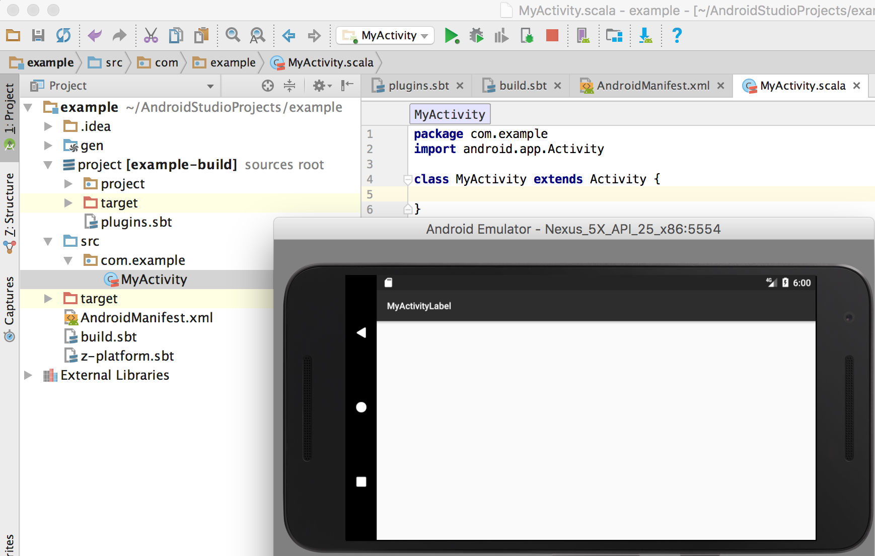 О том как создать простое Scala SBT-приложение для Android - 3
