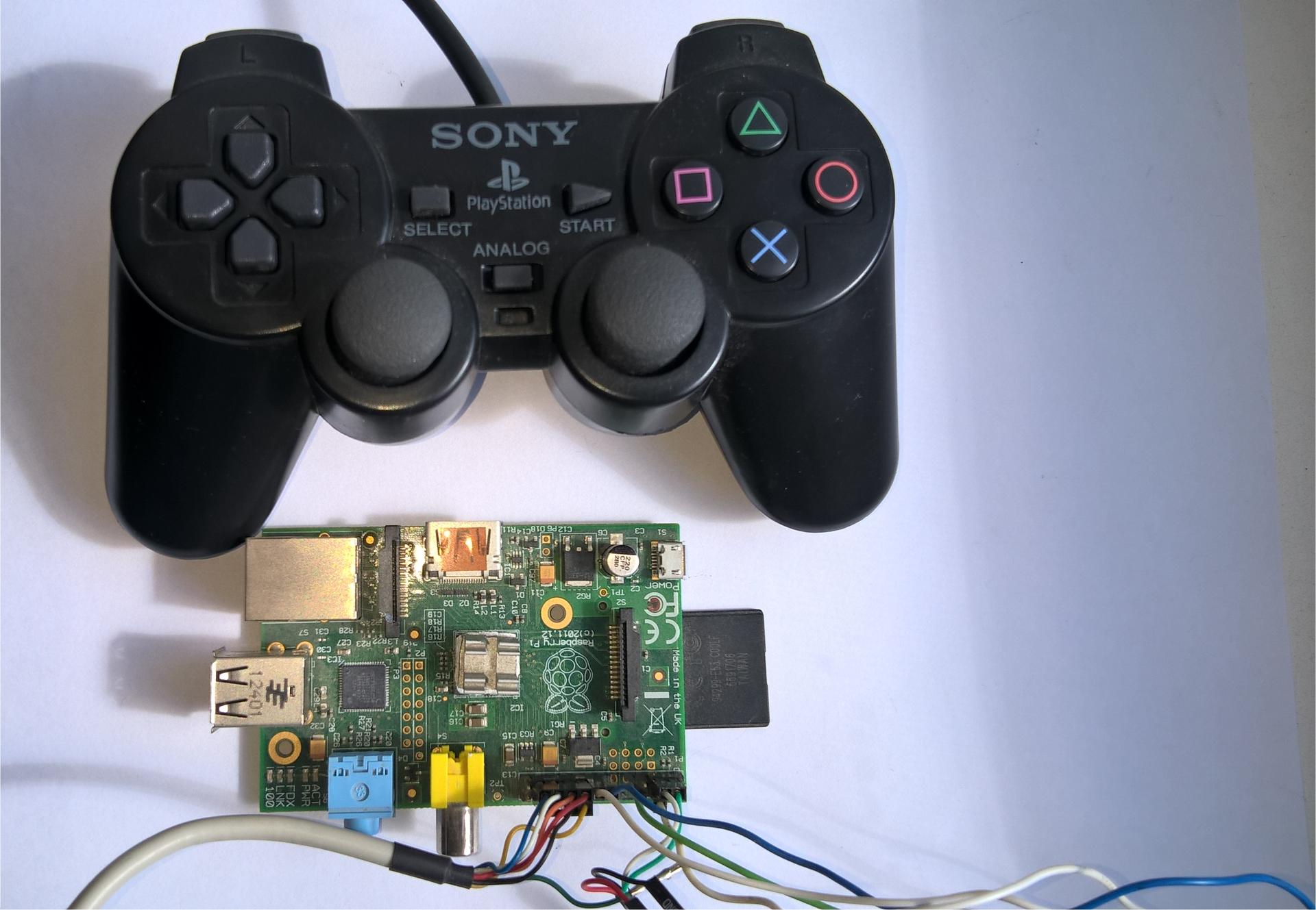 Подключаем геймпад от PS1-PS2 к Raspberry pi - 1