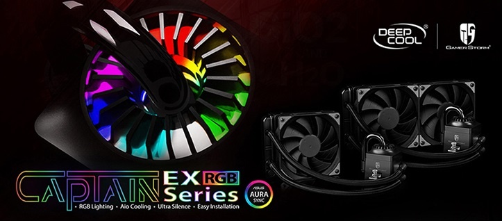 СВО Deepcool Captain EX RGB представлены в двух вариантах