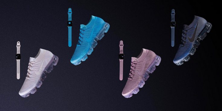 Nike представила новые ремешки для Apple Watch, выход которых приурочен к анонсу новой коллекции кроссовок Air VaporMax Flyknit - 1