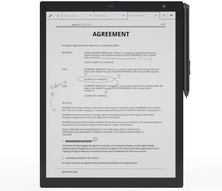 Представлено устройство Sony Digital Paper второго поколения (DPT-RP1)