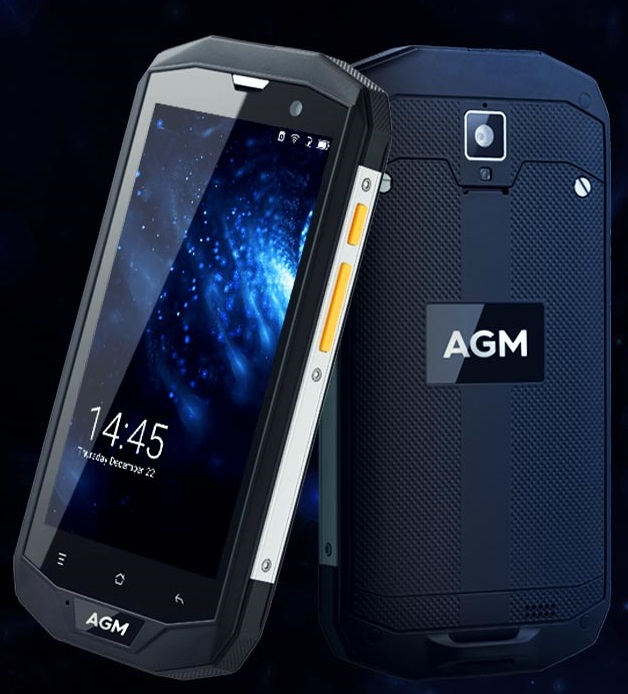 Защищенный смартфон AGM A8 SE работает с ОС Android 7.0