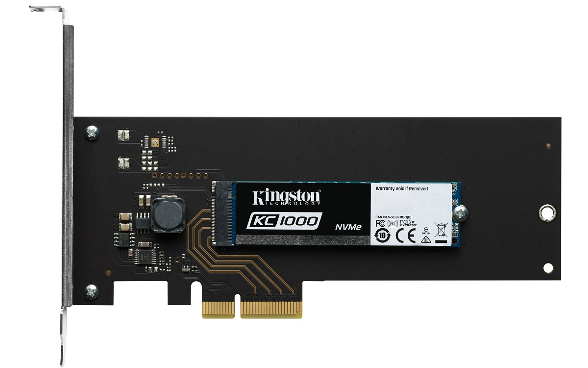 Кому SSD со скоростью чтения 2,7 Гбайт-с? Встречайте флагманский Kingston KC1000 - 2