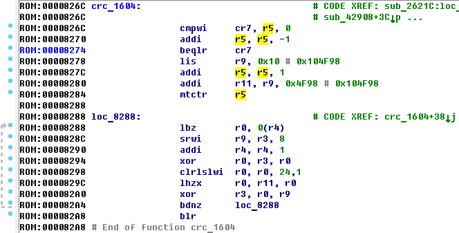Hard Reverse или особенности реверса файлов для архитектуры PowerPC Big-Endian - 17