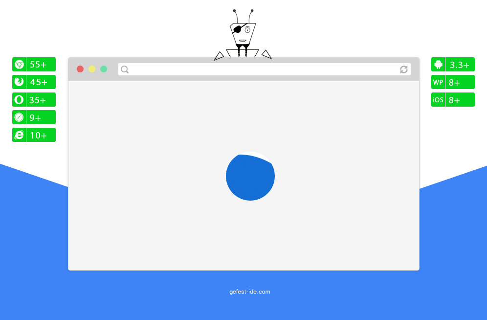 Круглый preloader на css - Loader wave Круглый preloader на css - Loader wave