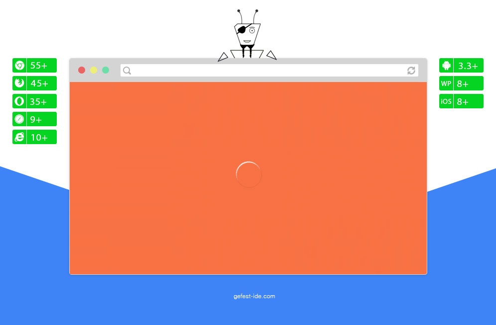 Круглый preloader на css - Single-Element Loader Mixins Круглый preloader на css - Single-Element Loader Mixins