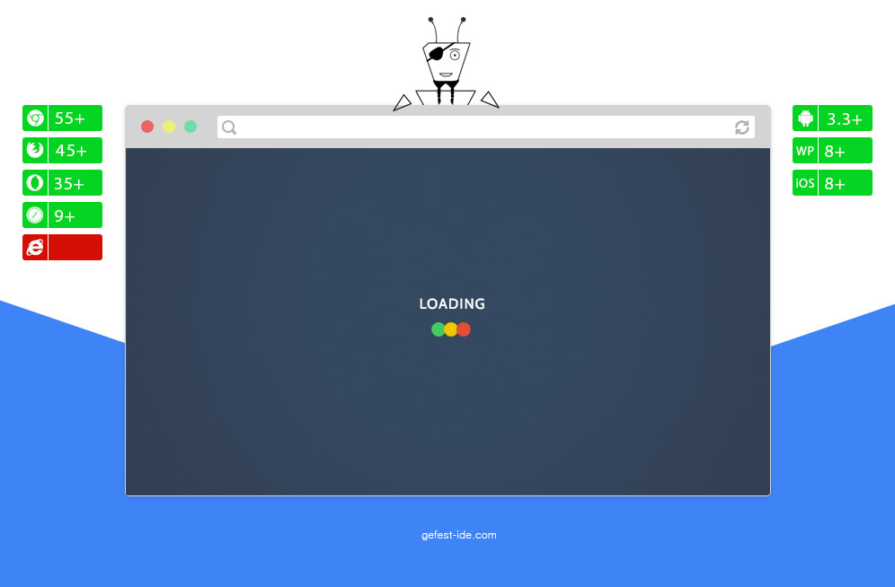 Круглый preloader на css - Loading animation Круглый preloader на css - Loading animation