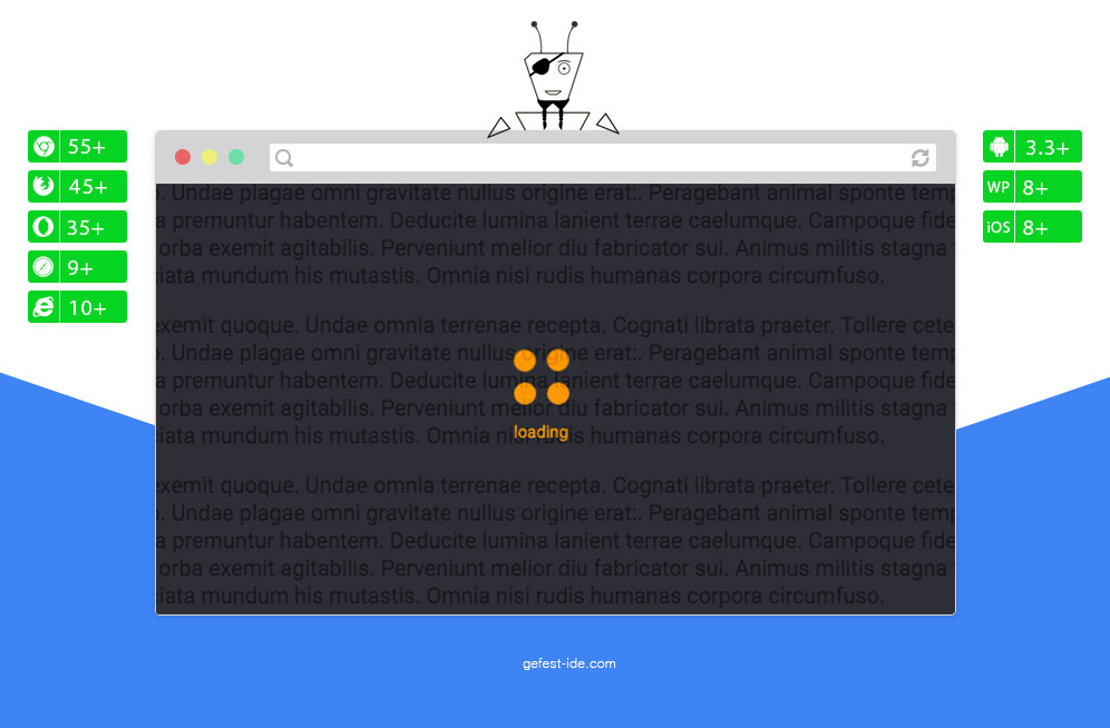Круглый preloader на css - Loading dots Круглый preloader на css - Loading dots