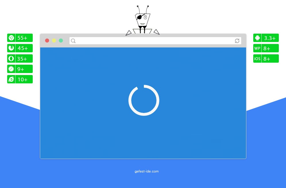 Preloader на css, js и svg - Filler Loader Preloader на css, js и svg - Filler Loader