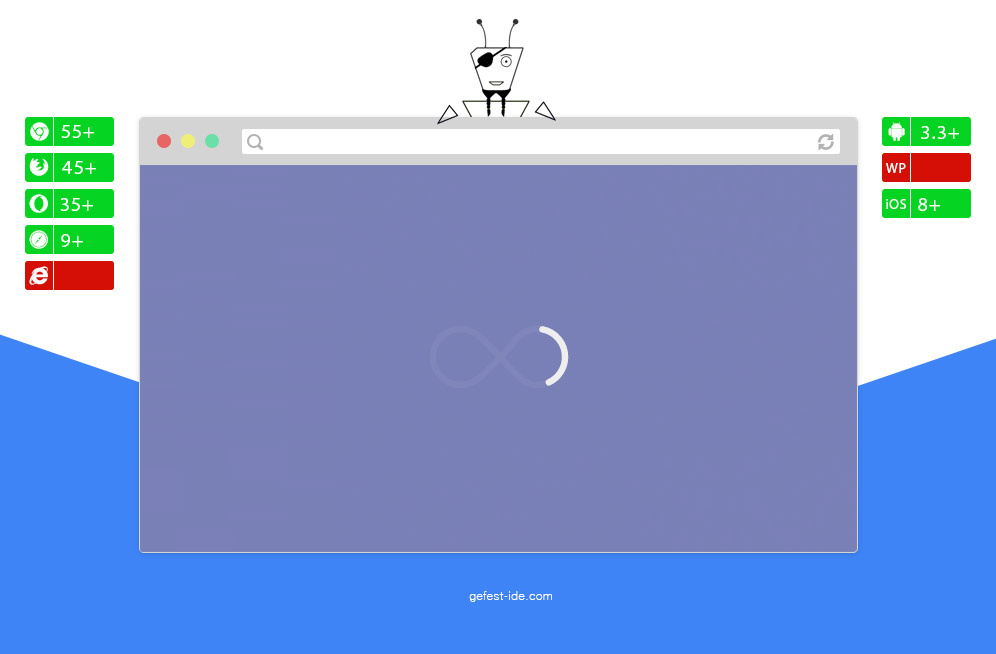 Preloader на css и svg - CSS Only SVG Infinity Loader Preloader на css и svg - CSS Only SVG Infinity Loader