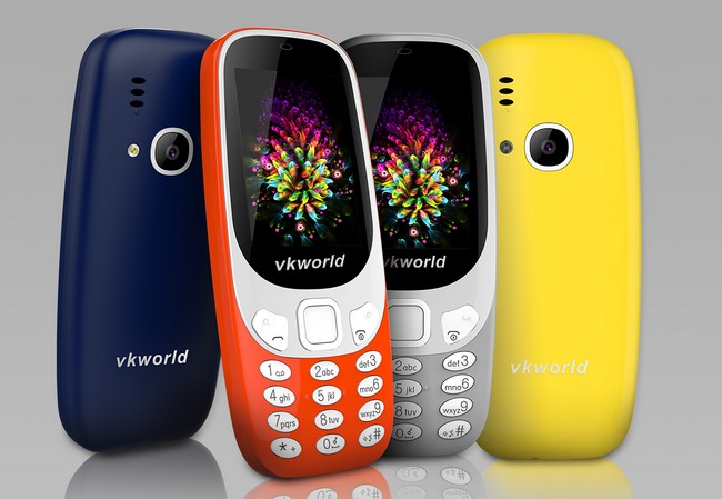 Телефон Vkworld Z3310, который является клоном Nokia 3310 с более емким аккумулятором, стоит $25