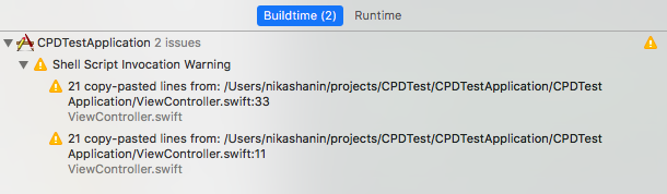 Интегрируем Copy-Paste-Detector для Swift в Xcode - 2