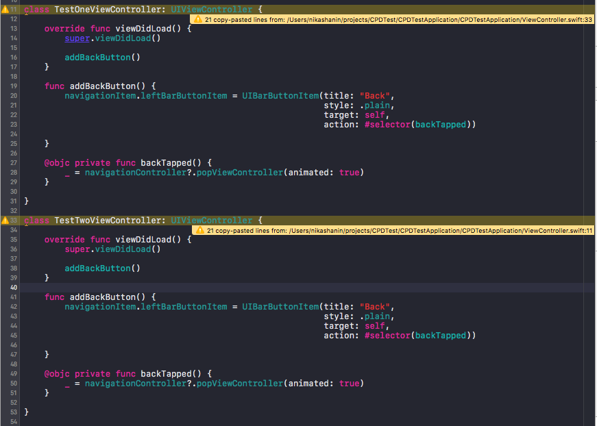 Интегрируем Copy-Paste-Detector для Swift в Xcode - 3