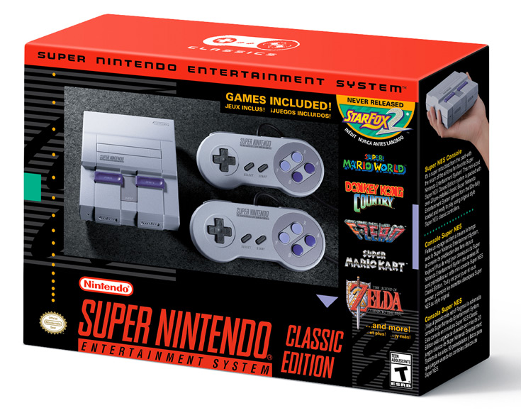 Продажи Nintendo Super NES Classic Edition начнутся 29 сентября