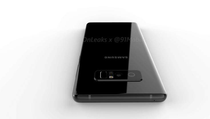 Samsung Galaxy Note8 получит сканер отпечатков пальцев возле сдвоенной камеры