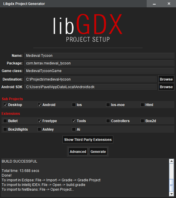 LibGDX + Scene2d (программируем на Kotlin). Часть 0 - 2