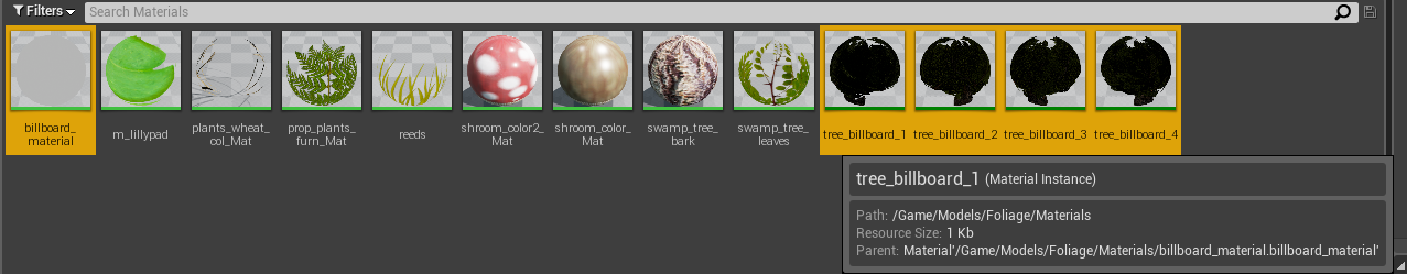 Как создать билборд-текстуру растительности в Unreal Engine 4 - 4