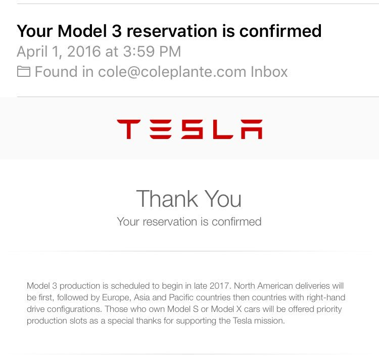 Началось серийное производство Tesla Model 3 - 3