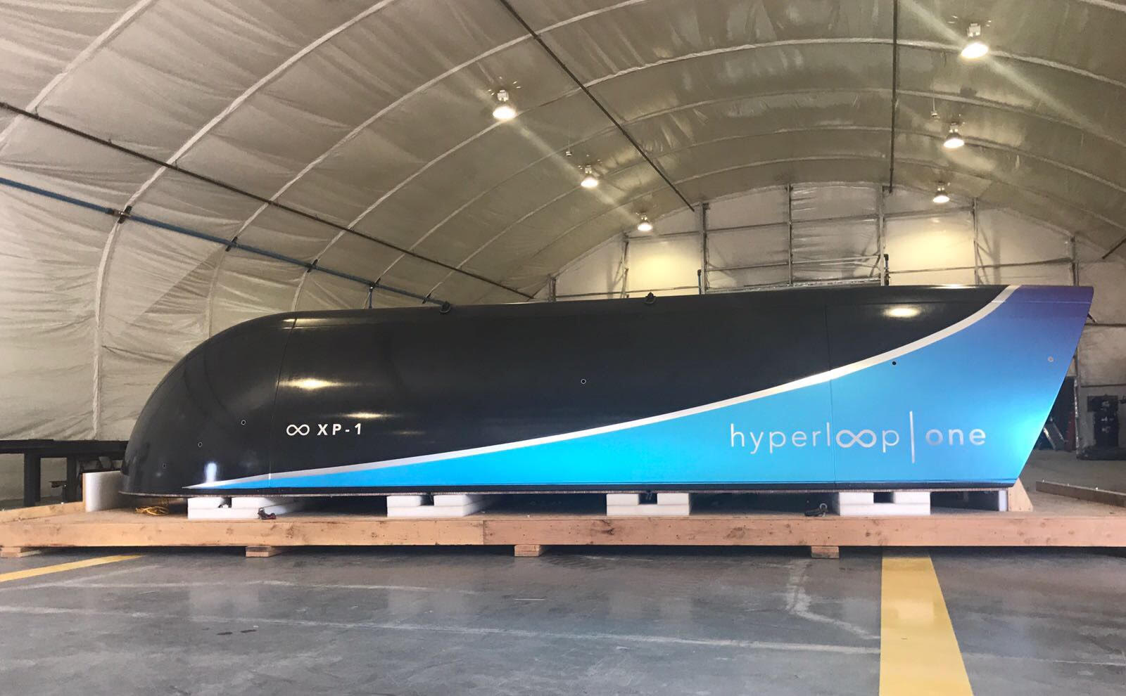 Hyperloop One впервые разогнала левитирующее шасси в техническом вакууме - 4