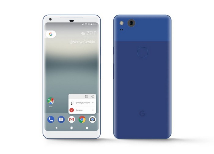 Опубликованы новые изображения смартфона Google Pixel XL 2017 