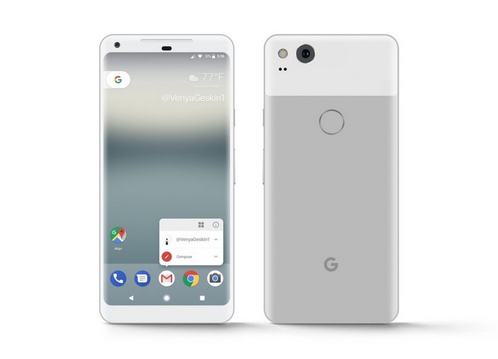 Опубликованы новые изображения смартфона Google Pixel XL 2017 