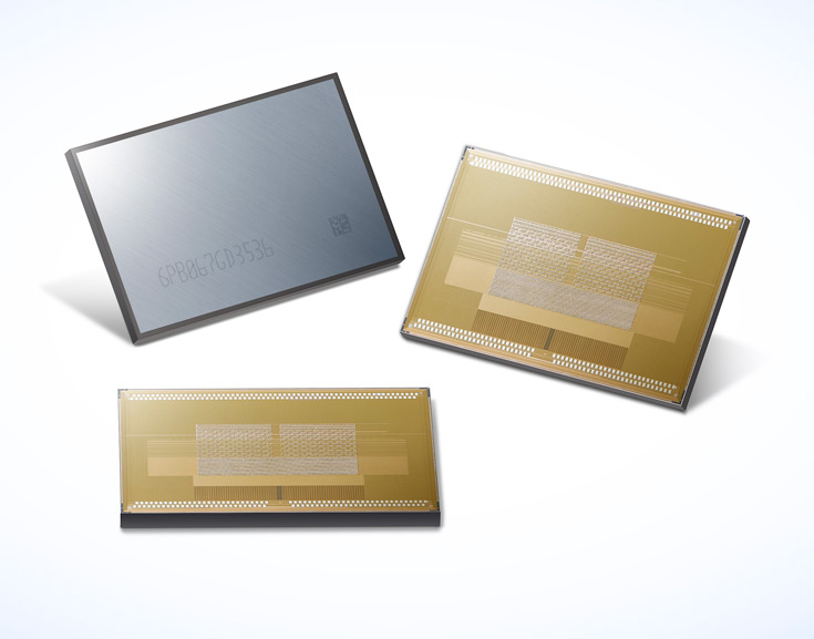 Пропускная способность микросхем HBM2 объемом 8 ГБ производства Samsung равна 256 ГБ/с