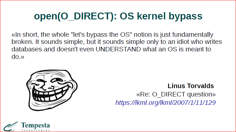 Linux Kernel Extension for Databases - 7