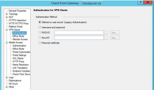 Двухфакторная аутентификация в Check Point Security Gateway - 11