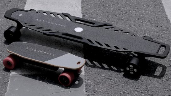 Электрические скейтборды Kuickwheel стают более компактными