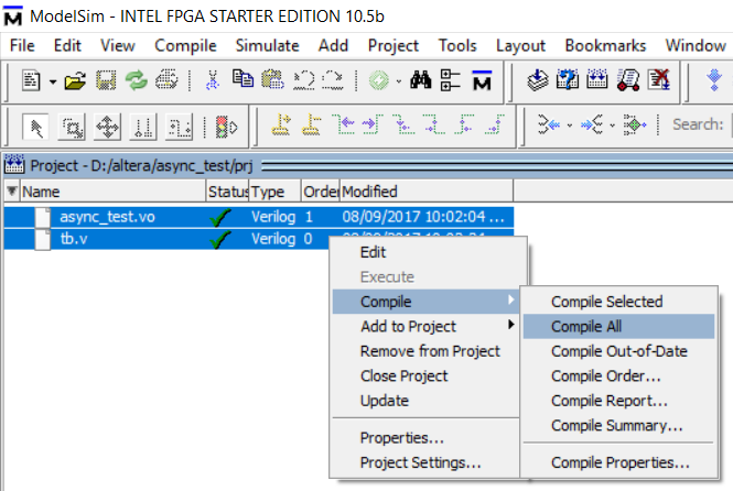 Исследование асинхронной схемы в ModelSim - 2 Исследование асинхронной схемы в ModelSim - 2