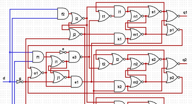 Исследование асинхронной схемы в ModelSim - 1 Исследование асинхронной схемы в ModelSim - 1