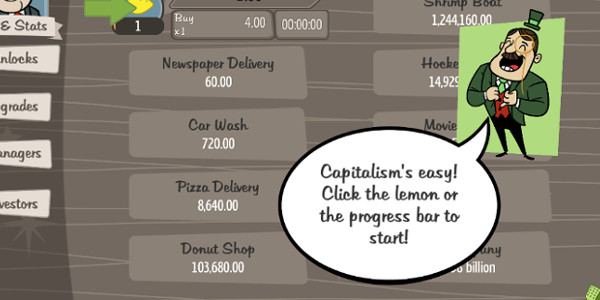 AdVenture Capitalist Tutorial Example