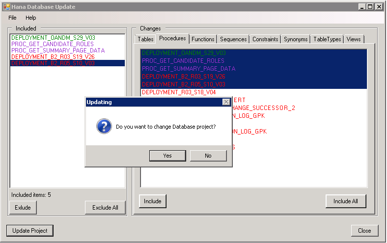 Plugin for HANA Database project in Visual Studio - 5