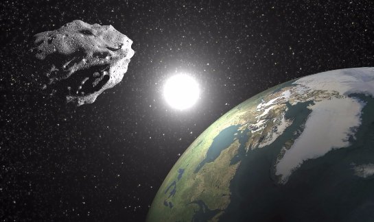 Возле Земли снова пролетел большой астероид