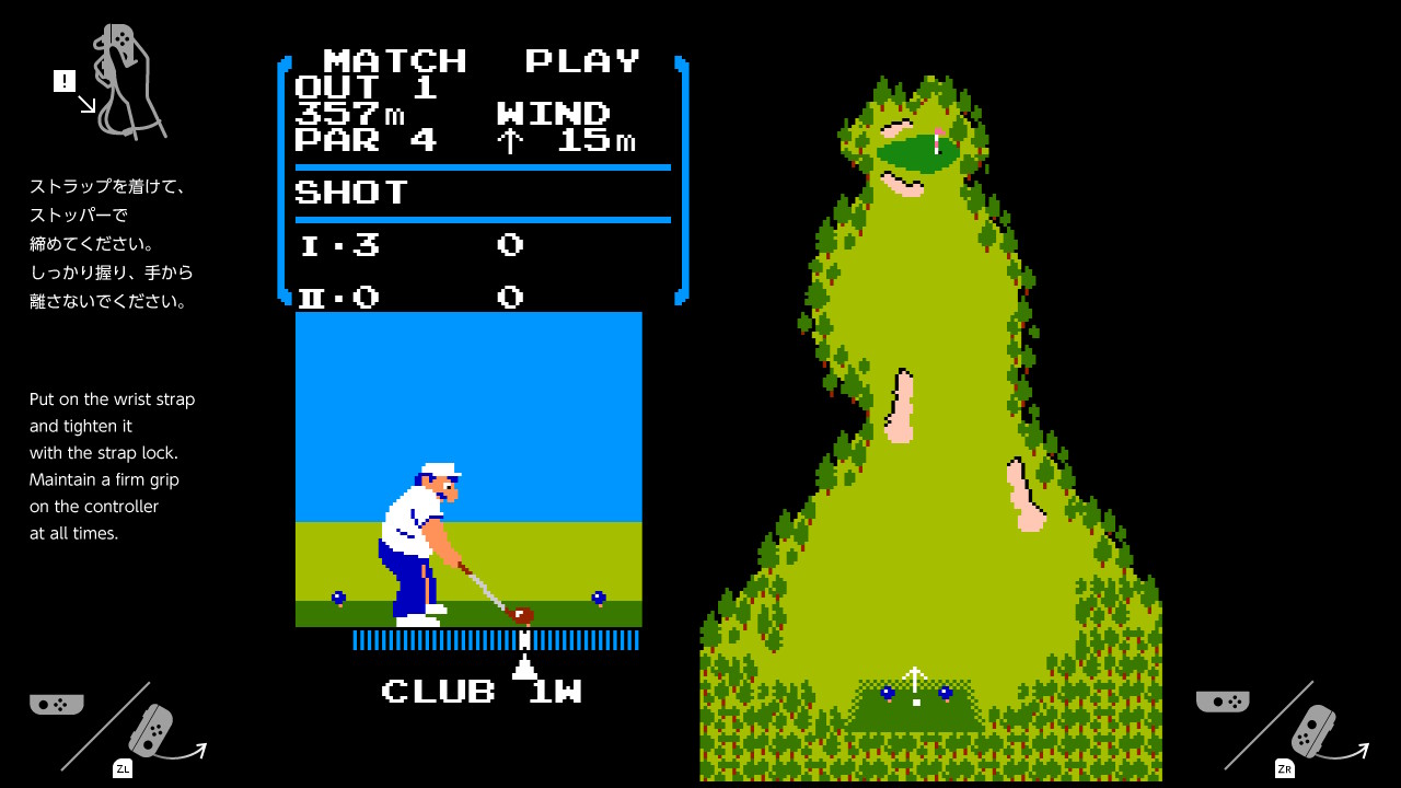 В Nintendo Switch обнаружилась пасхалка — NES-игра Golf - 2